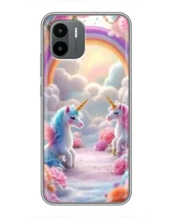 Чехол для Xiaomi Redmi A2 с картинкой «Радуга и единороги» Чехол для Xiaomi Redmi A2 с картинкой «Радуга и единороги»