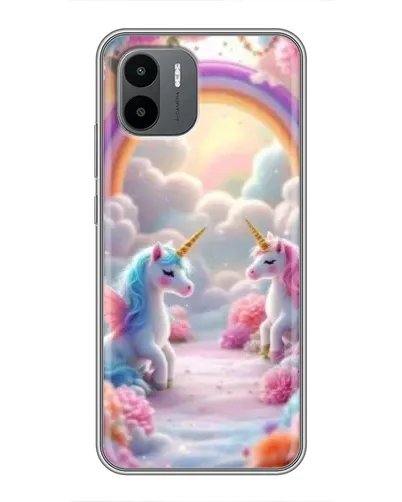 Чехол для Xiaomi Redmi A2 с картинкой «Радуга и единороги» Чехол для Xiaomi Redmi A2 с картинкой «Радуга и единороги»