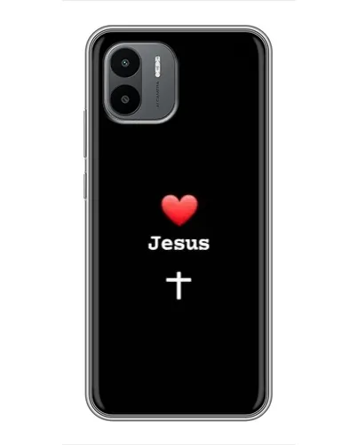 Чехол для Xiaomi Redmi A2 с картинкой «Сердце - Jesus» Чехол для Xiaomi Redmi A2 с картинкой «Сердце - Jesus»