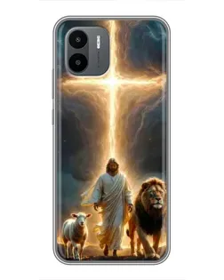 Чехол для Xiaomi Redmi A2 с картинкой «Лев Иуды и Свет»