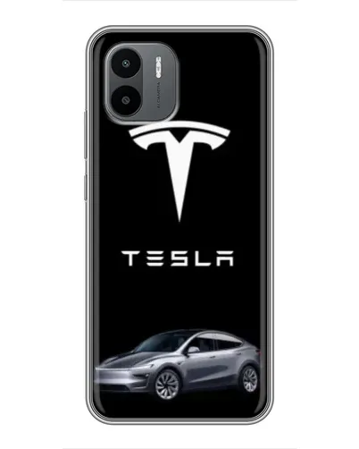 Чехол для Xiaomi Redmi A2 с картинкой «Tesla Model Y»
