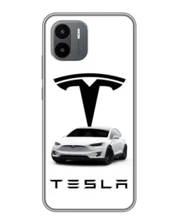 Чохол для Xiaomi Redmi A2 з картинкою «Tesla White Style» Чохол для Xiaomi Redmi A2 з картинкою «Tesla White Style»