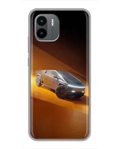 Чехол для Xiaomi Redmi A2 с картинкой «Cybertruck в пустыне»