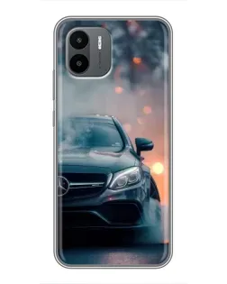 Чехол для Xiaomi Redmi A2 с картинкой «Mercedes — ночной город» Чехол для Xiaomi Redmi A2 с картинкой «Mercedes — ночной город»
