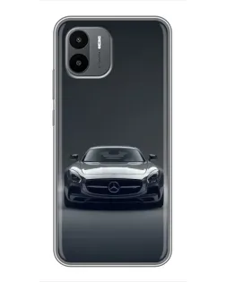 Чехол для Xiaomi Redmi A2 с картинкой «Mercedes на черном» Чехол для Xiaomi Redmi A2 с картинкой «Mercedes на черном»