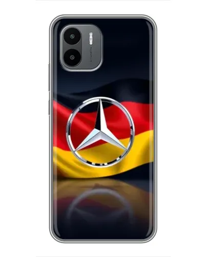 Чехол для Xiaomi Redmi A2 с картинкой «Mercedes — флаг Германии» Чехол для Xiaomi Redmi A2 с картинкой «Mercedes — флаг Германии»