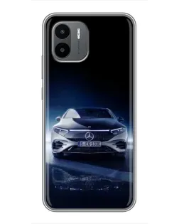 Чехол для Xiaomi Redmi A2 с картинкой «Ночной Mercedes EQ» Чехол для Xiaomi Redmi A2 с картинкой «Ночной Mercedes EQ»