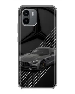 Чехол для Xiaomi Redmi A2 с картинкой «Mercedes AMG — графика» Чехол для Xiaomi Redmi A2 с картинкой «Mercedes AMG — графика»