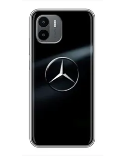 Чехол для Xiaomi Redmi A2 с картинкой «Mercedes на металле» Чехол для Xiaomi Redmi A2 с картинкой «Mercedes на металле»