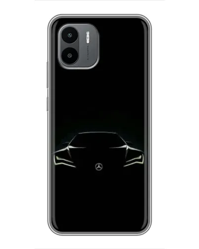 Чехол для Xiaomi Redmi A2 с картинкой «Mercedes — силуэт авто» Чехол для Xiaomi Redmi A2 с картинкой «Mercedes — силуэт авто»