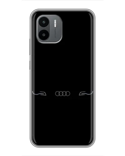 Чехол для Xiaomi Redmi A2 с картинкой «Audi — световой подпись»