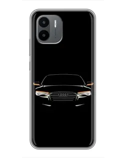 Чехол для Xiaomi Redmi A2 с картинкой «Audi — ночной контур»