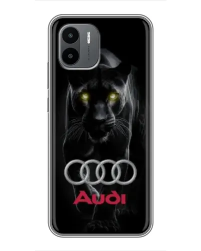 Чехол для Xiaomi Redmi A2 с картинкой «Пантера и Audi»