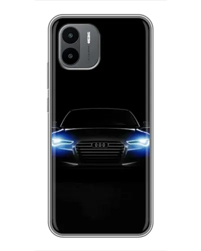 Чехол для Xiaomi Redmi A2 с картинкой «Audi в неоне»