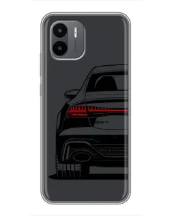 Чехол для Xiaomi Redmi A2 с картинкой «Задняя часть Audi — арт»