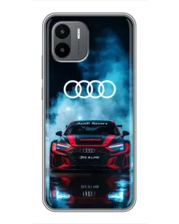 Чехол для Xiaomi Redmi A2 с картинкой «Audi Sport — неон»