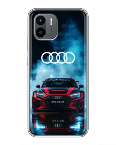 Чехол для Xiaomi Redmi A2 с картинкой «Audi Sport — неон»