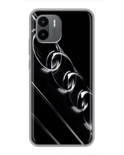Чехол для Xiaomi Redmi A2 с картинкой «Audi — абстрактные кольца»