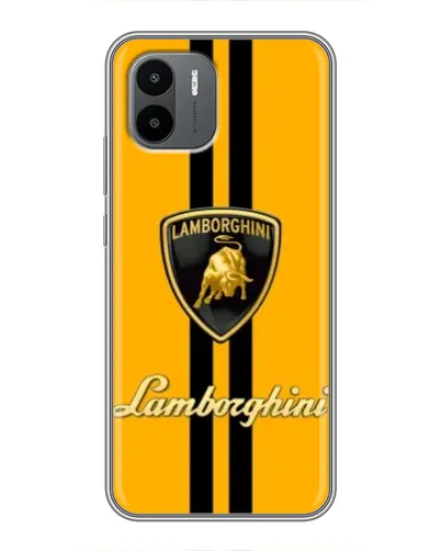 Чехол для Xiaomi Redmi A2 с картинкой «Lamborghini Stripe желтый»