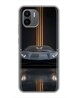 Чехол для Xiaomi Redmi A2 с картинкой «Lamborghini золотые линии» Чехол для Xiaomi Redmi A2 с картинкой «Lamborghini золотые линии»