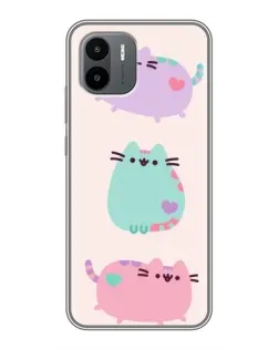 Чехол для Xiaomi Redmi A2 с картинкой «Pusheen трио» Чехол для Xiaomi Redmi A2 с картинкой «Pusheen трио»