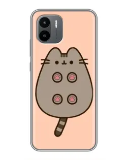 Чохол для Xiaomi Redmi A2 з картинкою «Пушин пузиком догори»