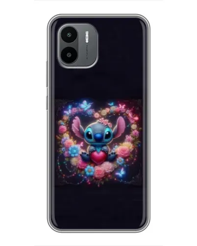 Чехол для Xiaomi Redmi A2 с картинкой «Stitch в цветах» Чехол для Xiaomi Redmi A2 с картинкой «Stitch в цветах»