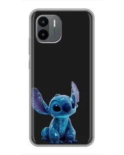 Чехол для Xiaomi Redmi A2 с картинкой «Стич на черном»