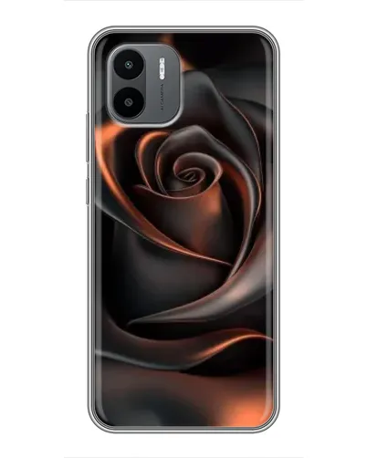 Чехол для Xiaomi Redmi A2 с картинкой «Шелковая черная роза» Чехол для Xiaomi Redmi A2 с картинкой «Шелковая черная роза»