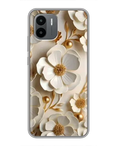 Чехол для Xiaomi Redmi A2 с картинкой «Белие бумажние цвети» Чехол для Xiaomi Redmi A2 с картинкой «Белие бумажние цвети»