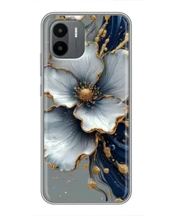 Чехол для Xiaomi Redmi A2 с картинкой «Белый цветок и золотой флюид» Чехол для Xiaomi Redmi A2 с картинкой «Белый цветок и золотой флюид»