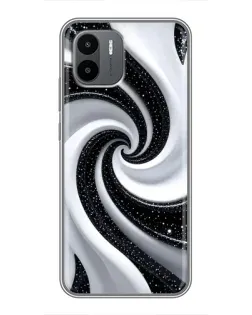 Чехол для Xiaomi Redmi A2 с картинкой «Черно-белая спираль» Чехол для Xiaomi Redmi A2 с картинкой «Черно-белая спираль»