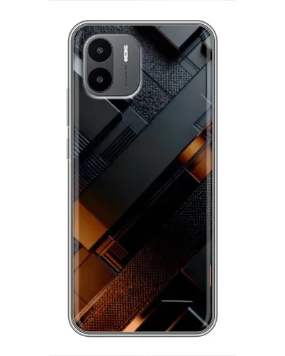 Чохол для Xiaomi Redmi A2 з картинкою «Чорні геометричні блоки» Чохол для Xiaomi Redmi A2 з картинкою «Чорні геометричні блоки»
