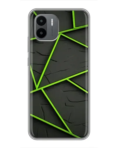 Чохол для Xiaomi Redmi A2 з картинкою «Зелені геометричні лінії» Чохол для Xiaomi Redmi A2 з картинкою «Зелені геометричні лінії»