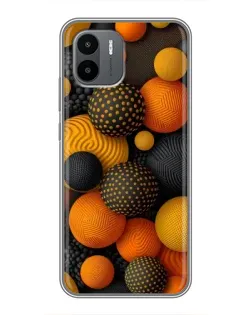 Чехол для Xiaomi Redmi A2 с картинкой «Объемные оранжевые сферы» Чехол для Xiaomi Redmi A2 с картинкой «Объемные оранжевые сферы»