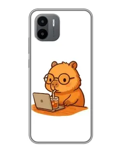 Чохол для Xiaomi Redmi A2 з картинкою «Капібара з ноутбуком» Чохол для Xiaomi Redmi A2 з картинкою «Капібара з ноутбуком»