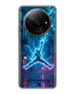 Чохол для Xiaomi Redmi A3 з картинкою «Jordan Gold Jumpman»