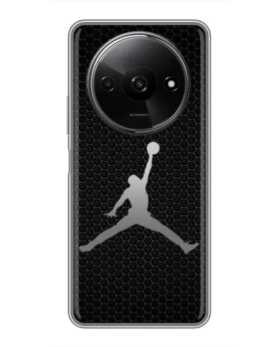 Чехол для Xiaomi Redmi A3 с картинкой «Jordan Dark Carbon»