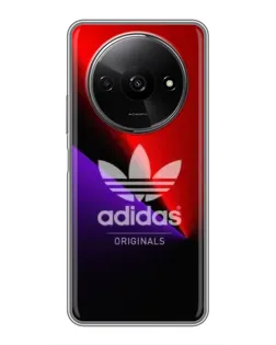 Чехол для Xiaomi Redmi A3 с картинкой «Adidas Red Neon»