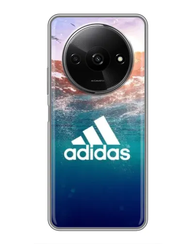 Чехол для Xiaomi Redmi A3 с картинкой «Океанская глубина адидас» Чехол для Xiaomi Redmi A3 с картинкой «Океанская глубина адидас»