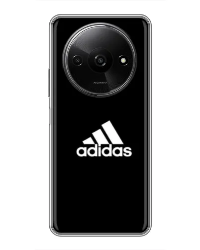 Чехол для Xiaomi Redmi A3 с картинкой «Черная классика Adidas» Чехол для Xiaomi Redmi A3 с картинкой «Черная классика Adidas»