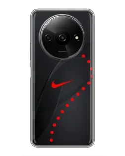 Чехол для Xiaomi Redmi A3 с картинкой «Абстрактный дизайн Nike»