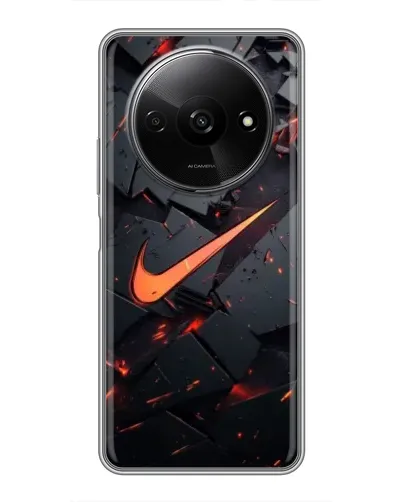 Чехол для Xiaomi Redmi A3 с картинкой «Nike — эффект разломов» Чехол для Xiaomi Redmi A3 с картинкой «Nike — эффект разломов»