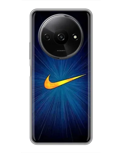 Чехол для Xiaomi Redmi A3 с картинкой «Синий пульс Nike» Чехол для Xiaomi Redmi A3 с картинкой «Синий пульс Nike»