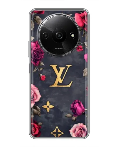 Чехол для Xiaomi Redmi A3 с картинкой «Цветочный Louis Vuitton» Чехол для Xiaomi Redmi A3 с картинкой «Цветочный Louis Vuitton»