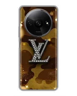 Чехол для Xiaomi Redmi A3 с картинкой «Камуфляжный Louis Vuitton»