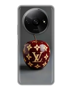 Чехол для Xiaomi Redmi A3 с картинкой «Красное яблоко LV»