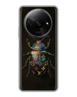 Чехол для Xiaomi Redmi A3 с картинкой «LV — мраморный принт»