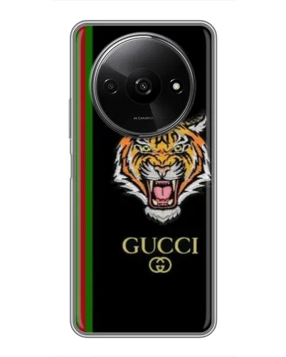 Чехол для Xiaomi Redmi A3 с картинкой «Тигр Gucci»