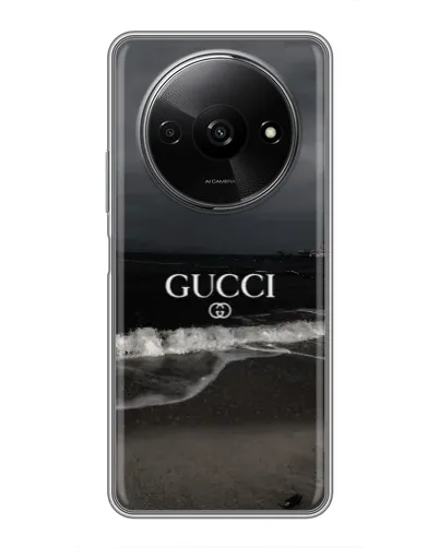 Чехол для Xiaomi Redmi A3 с картинкой «Gucci — морской прибой»